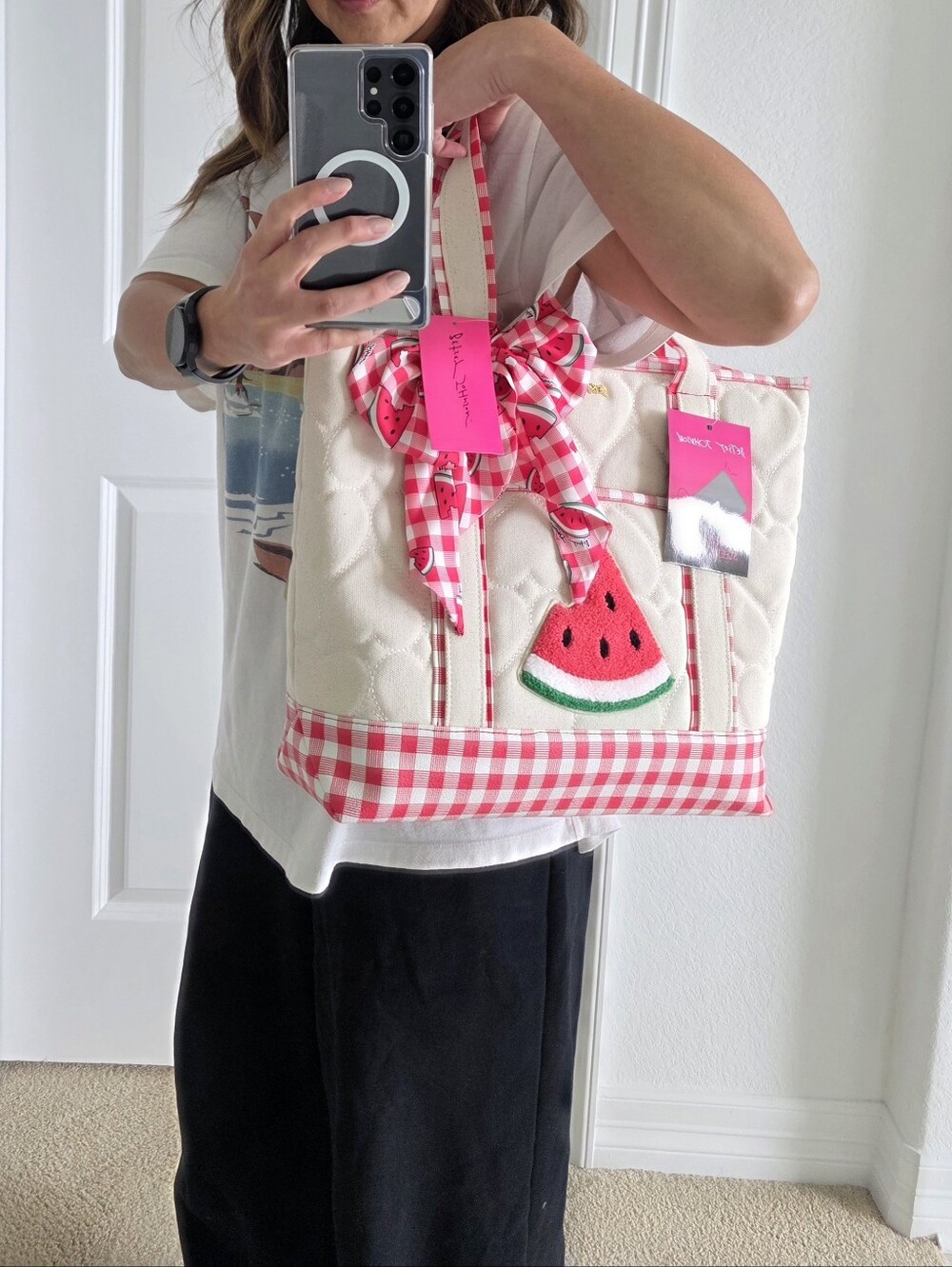 NWT Betsey Johnson Watermelon Tote Bag - Picture 9 of 9